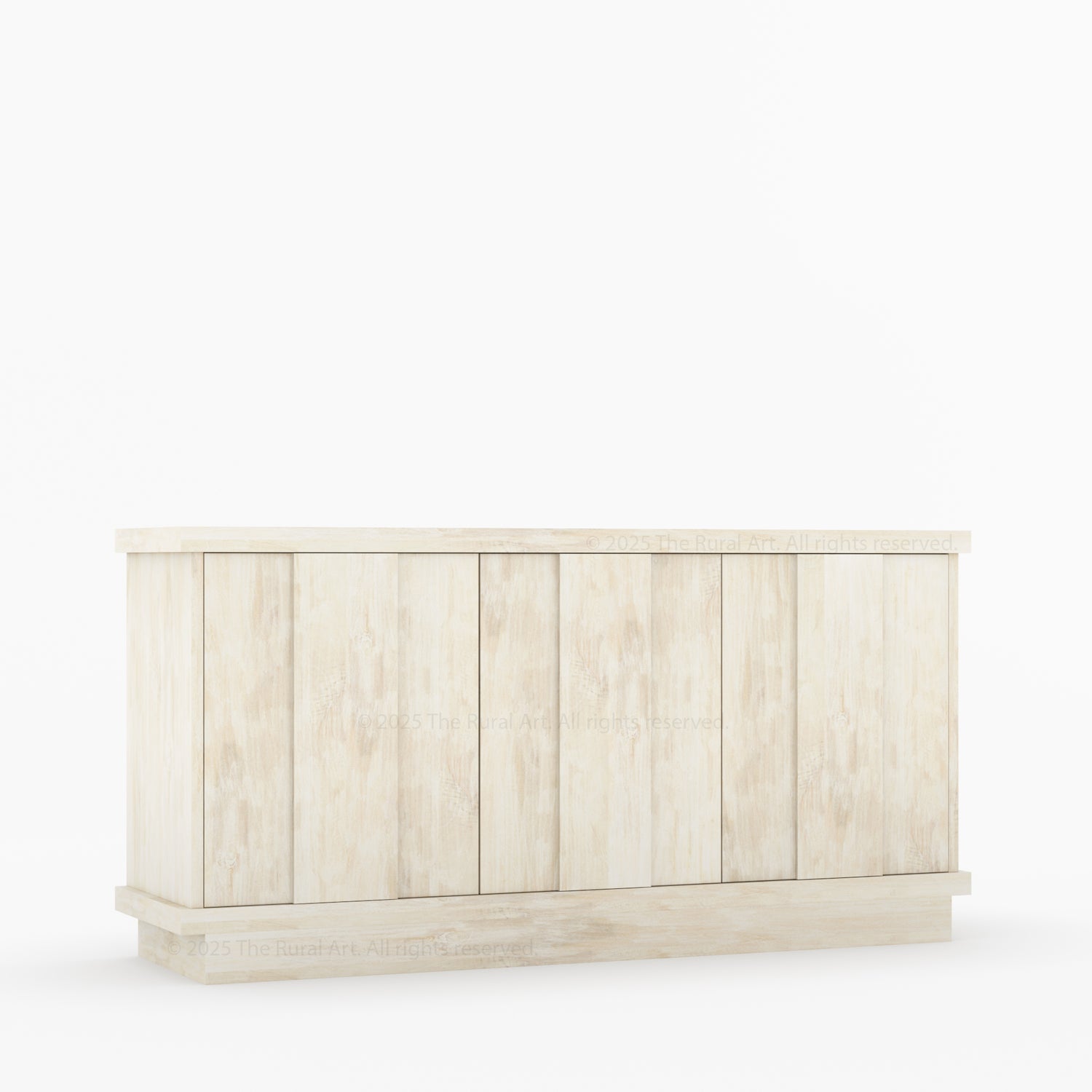Medina Solid Wood Sideboard Buffet Cabinet | Modern Dining Storage with Hidden Shelves
