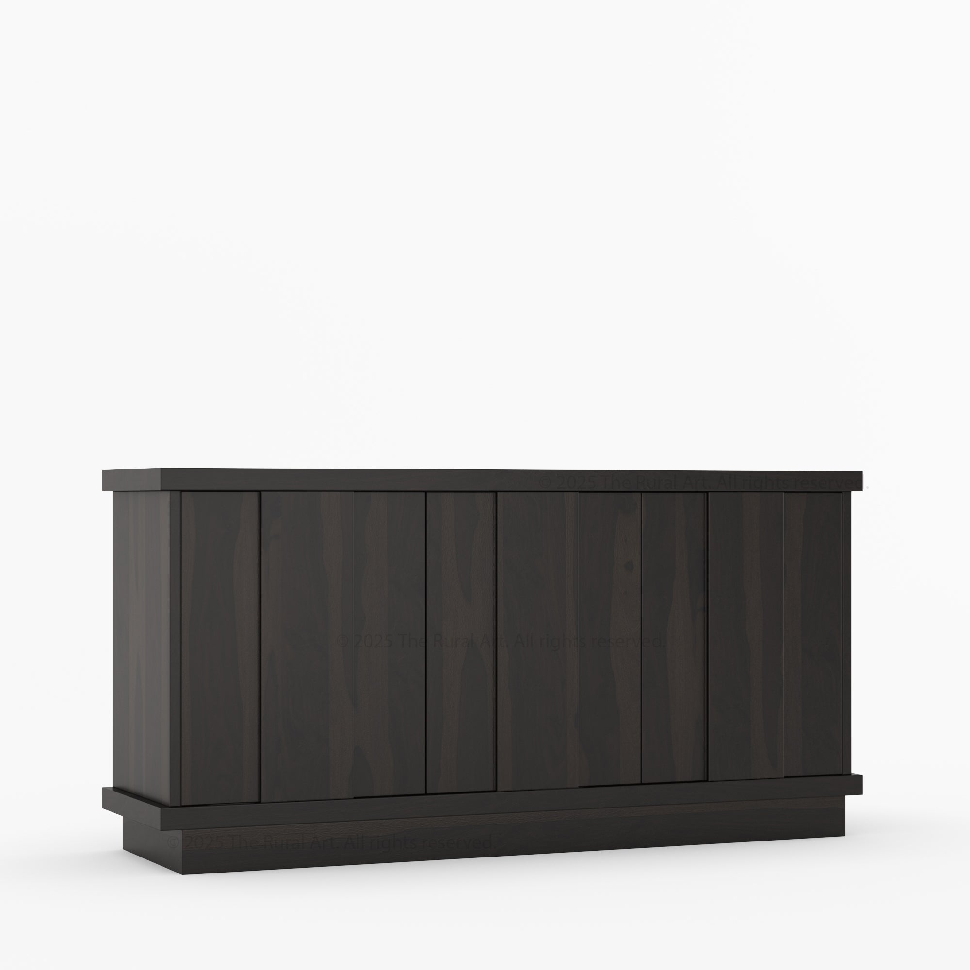 Medina Solid Wood Sideboard Buffet Cabinet | Modern Dining Storage with Hidden Shelves