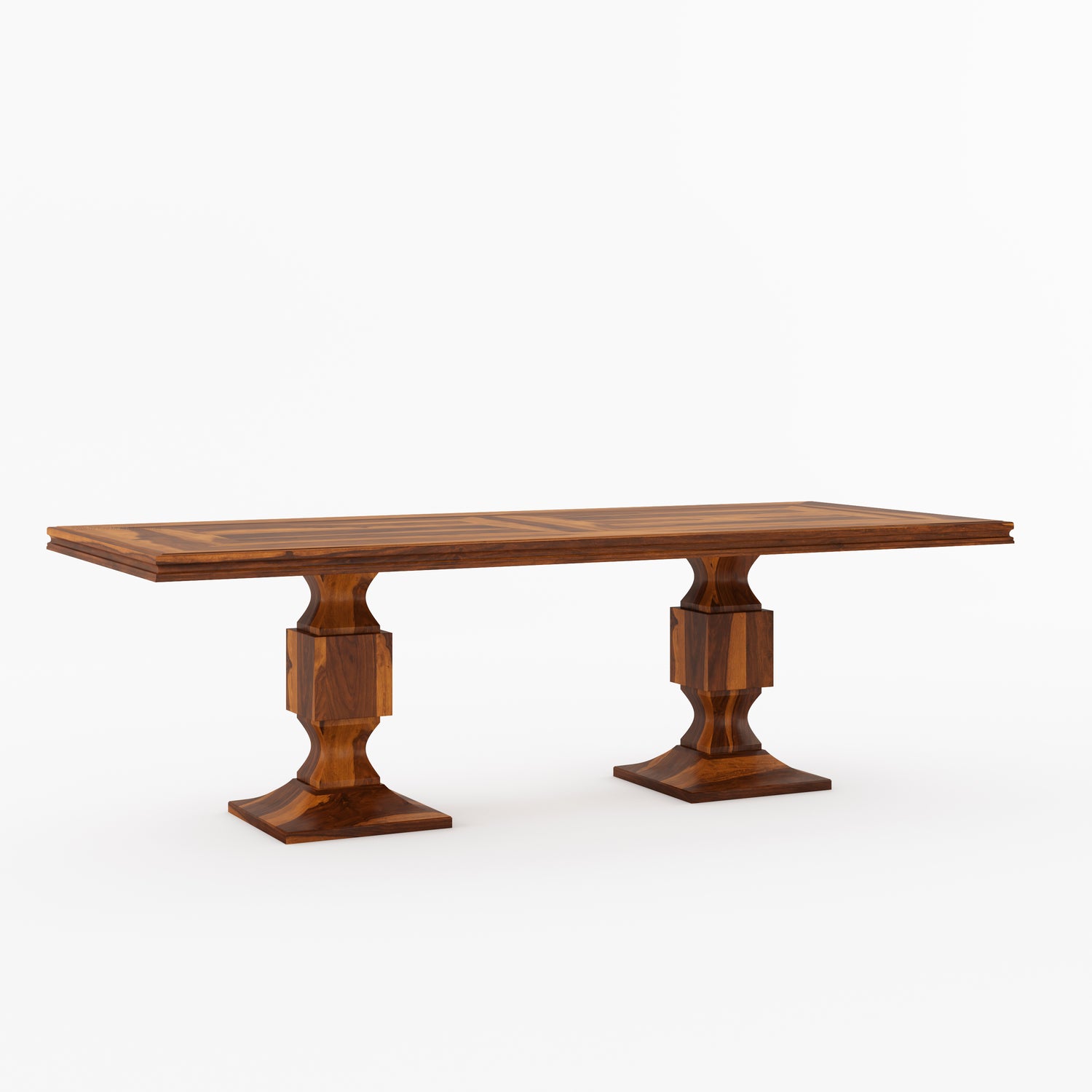 Carlsbad Double Pedestal Solid Wood Dining Table