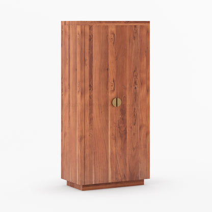 Kingston Solid Wood Armoire with Brass Handles