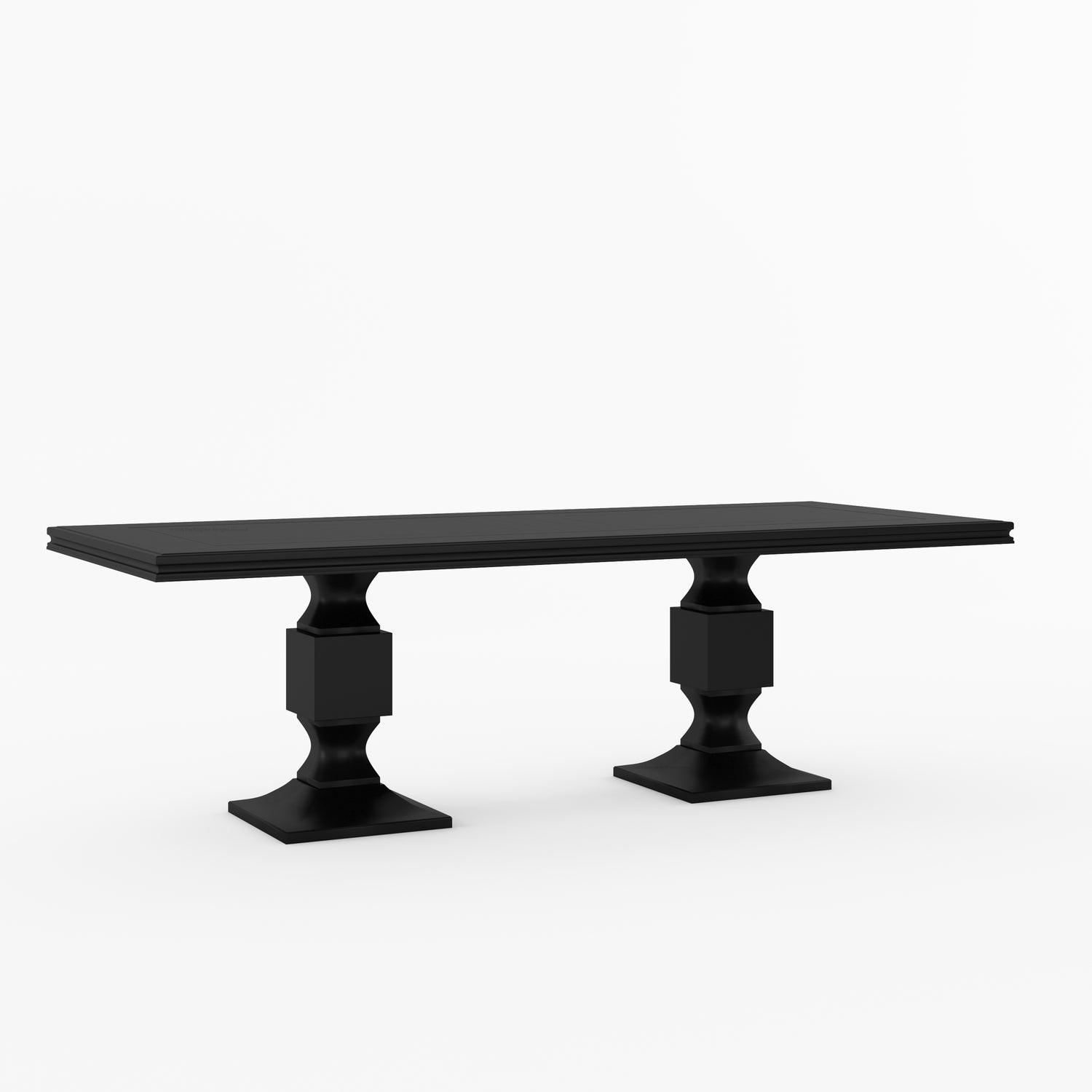 Carlsbad Double Pedestal Solid Wood Dining Table