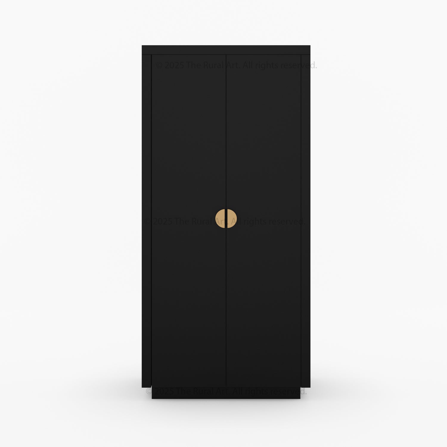 Kingston Solid Wood Armoire with Brass Handles