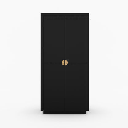 Kingston Solid Wood Armoire with Brass Handles