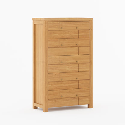 Princeton Solid Wood Dresser with Geometric Detailing