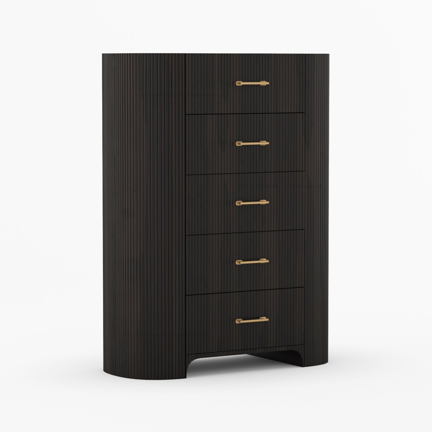 Bartow Fluted Solid Wood Dresser – 5, 6, 7 &amp; 9 Drawer Storage Chest