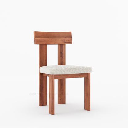 Fontana Modern Scandinavian Solid Wood Dining Chair