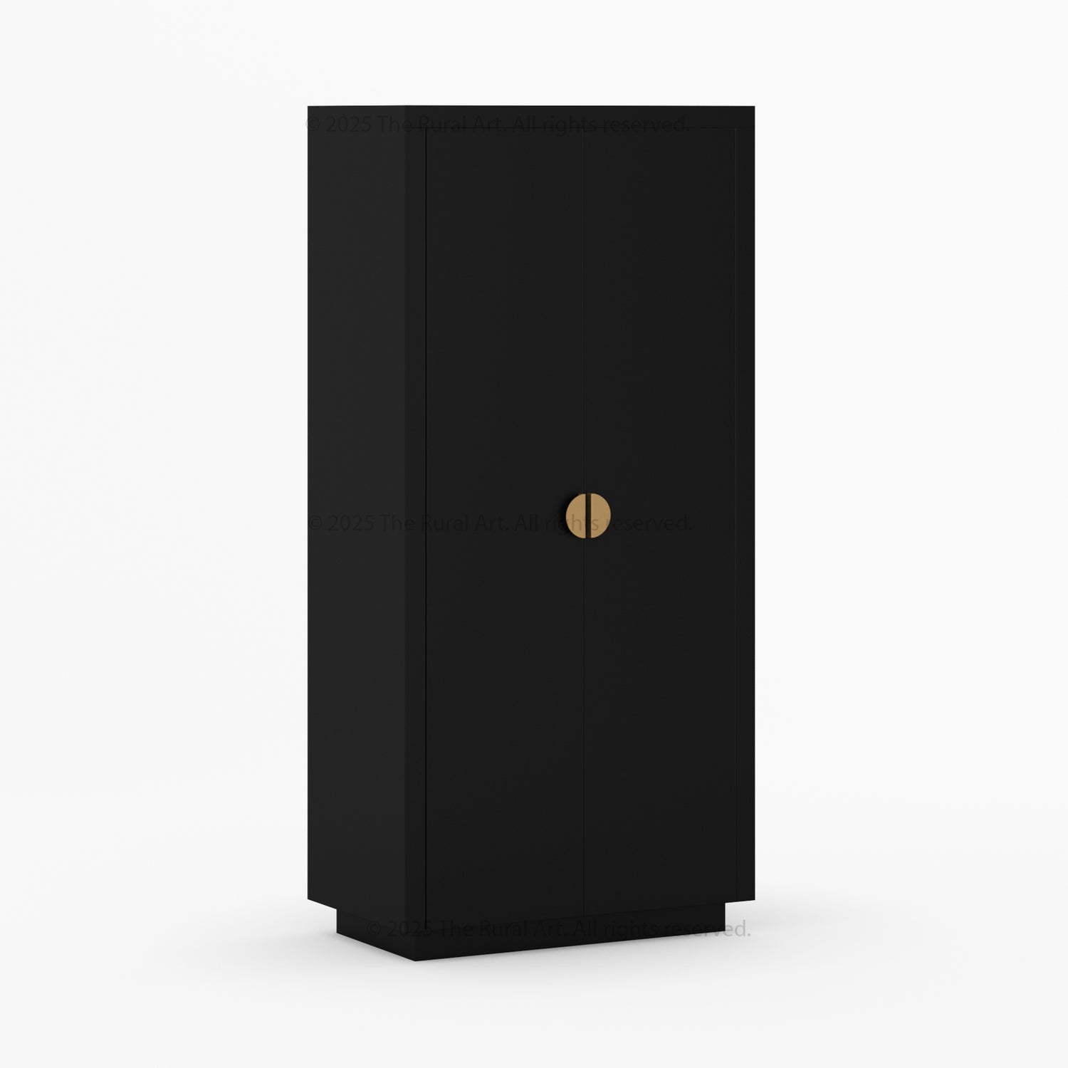 Kingston Solid Wood Armoire with Brass Handles