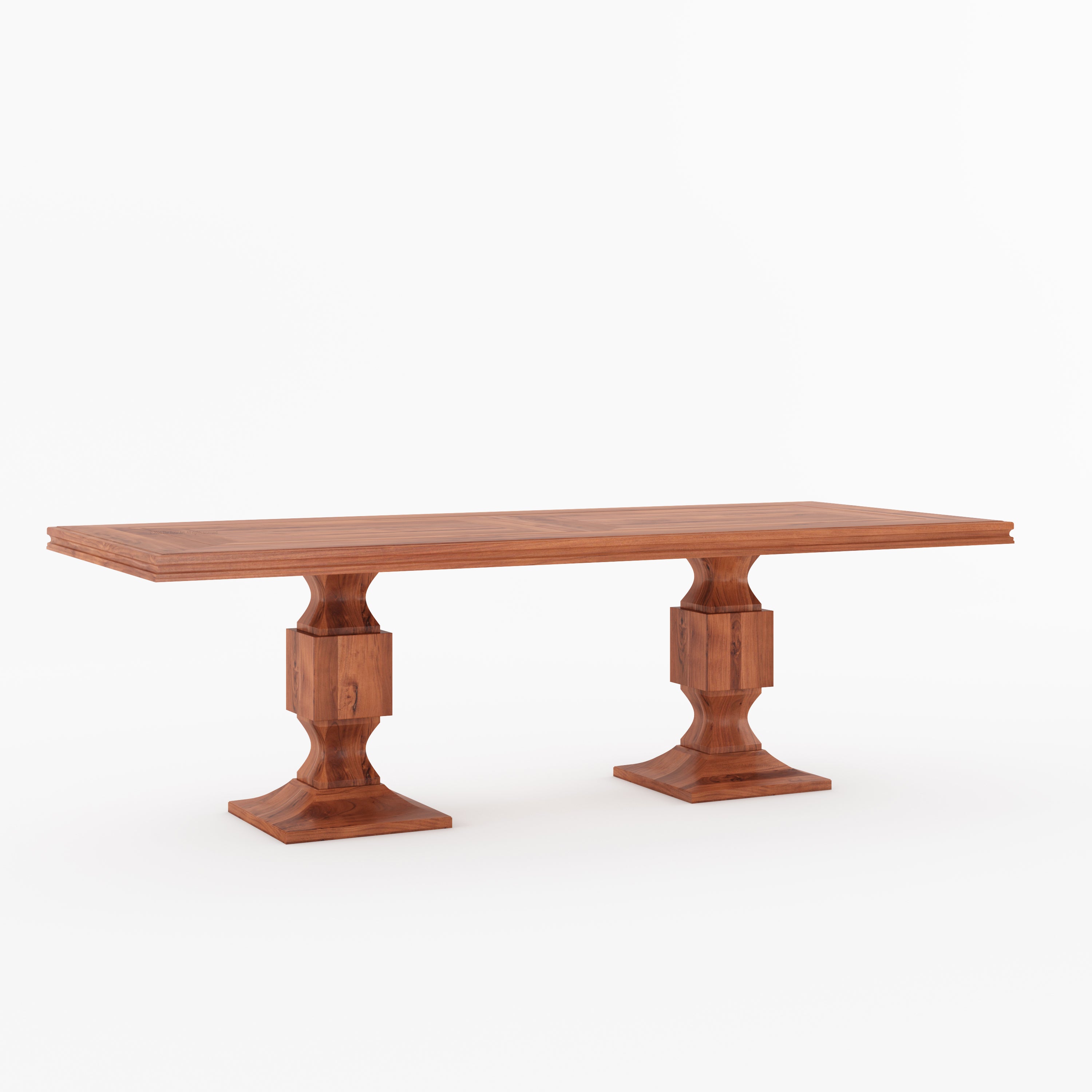 Carlsbad Double Pedestal Solid Wood Dining Table