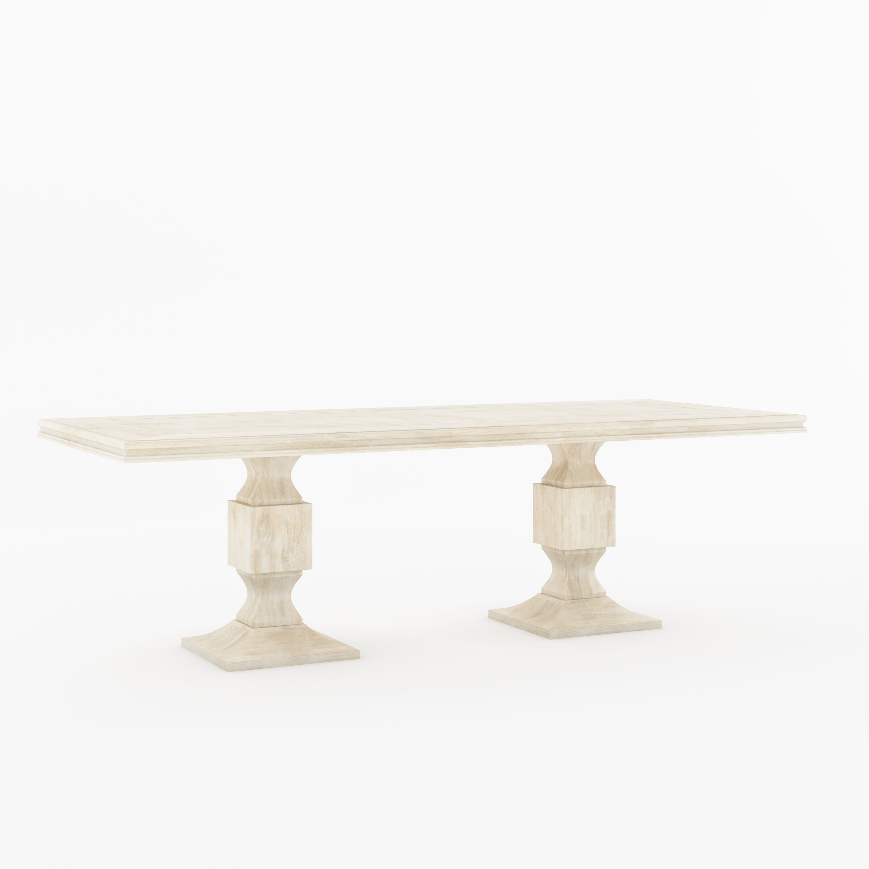 Carlsbad Double Pedestal Solid Wood Dining Table
