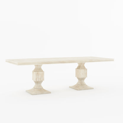 Carlsbad Double Pedestal Solid Wood Dining Table
