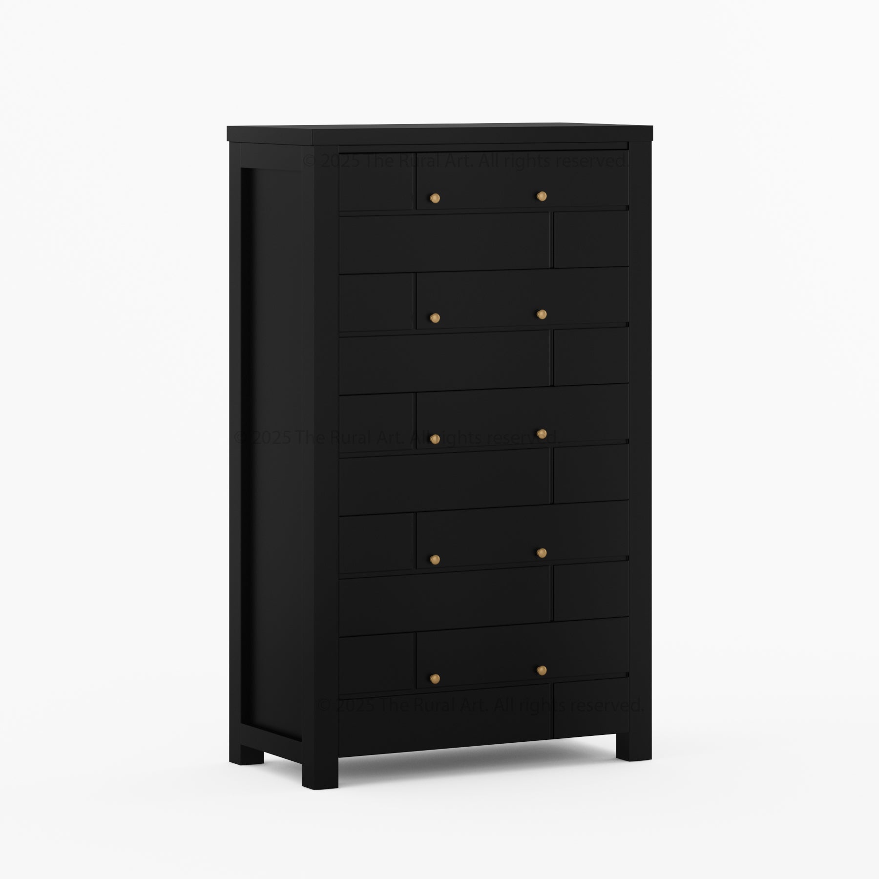 Princeton Solid Wood Dresser with Geometric Detailing