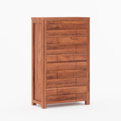 Princeton Solid Wood Dresser with Geometric Detailing