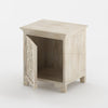 Malibu Weathered Hand Carved Solid Wood Nightstand