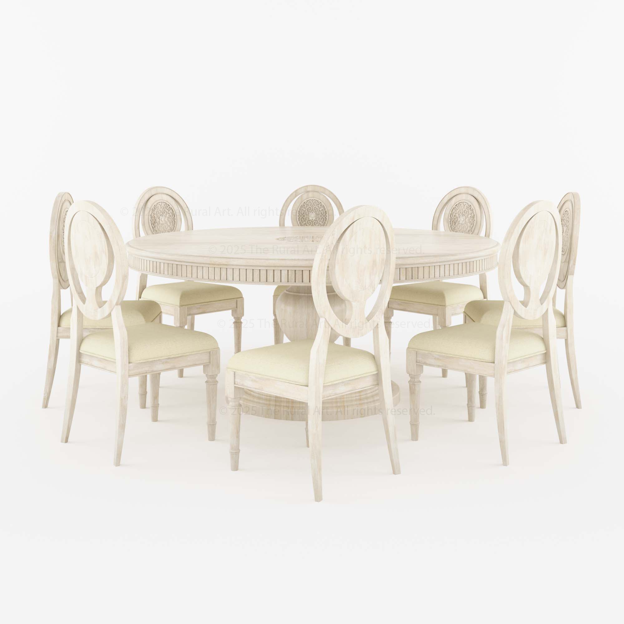 Jackson Solid Wood Premium Dining Table Set