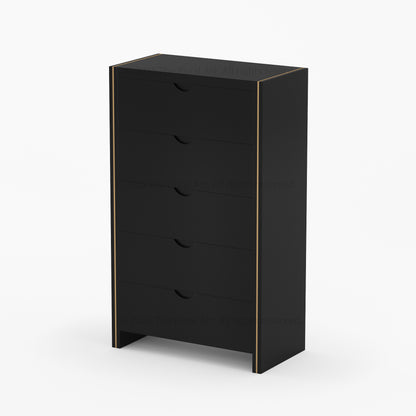 Branson Solid Wood Bedroom Collection with Brass Inlay Detailing