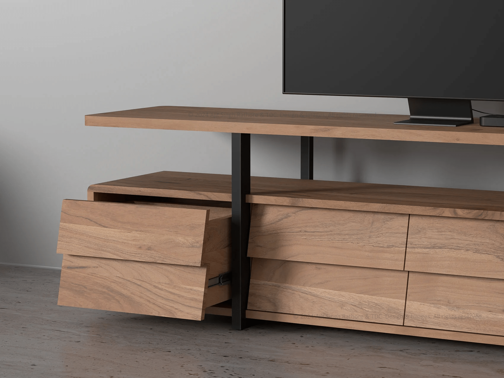 Sonoma Solid Wood TV Stand &amp; Media Center