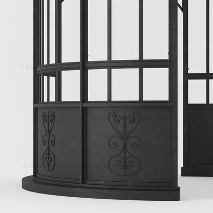 Estate Wrought Iron Garden Gazebo – A Grand Statement for Outdoor Grounds