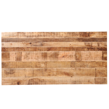 Millville Crossbeam Solid Wood Dining Table