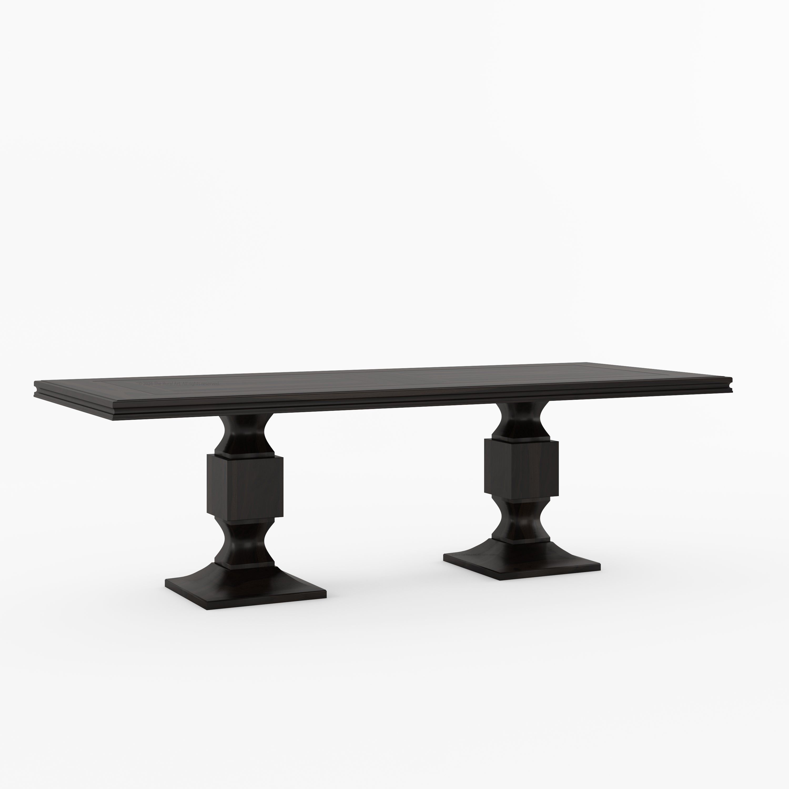 Carlsbad Double Pedestal Solid Wood Dining Table