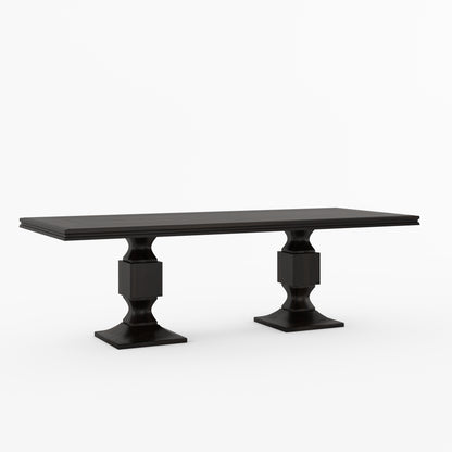Carlsbad Double Pedestal Solid Wood Dining Table