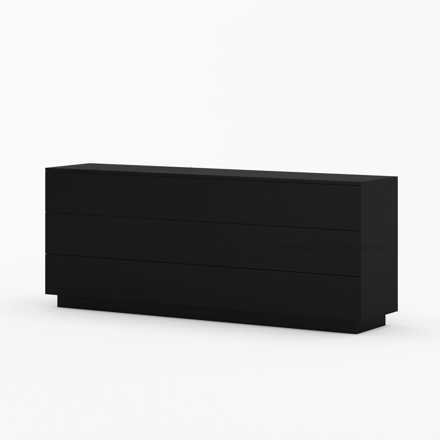 Kingston Solid Wood Dresser | Modern Minimalist Storage Cabinet 7 Drawer / Pure Essence Kingston Solid Wood Dresser | Modern Minimalist Storage Cabinet 7 Drawer / Pure Essence