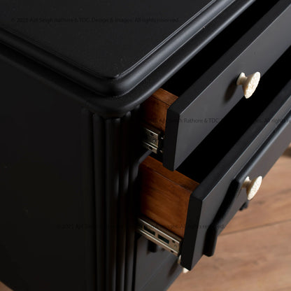 Mount Vernon Black Vintage Dresser Timeless Elegance with Classic Charm Mount Vernon Black Vintage Dresser Timeless Elegance with Classic Charm