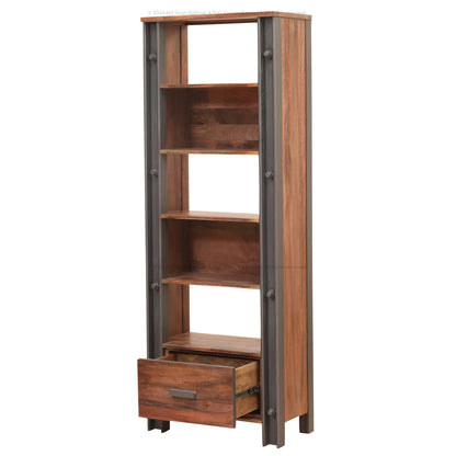 Montclair Solid Wood Industrial Charm Bookshelf