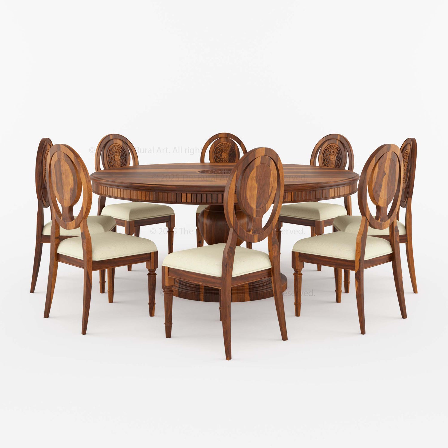 Jackson Solid Wood Premium Dining Table Set