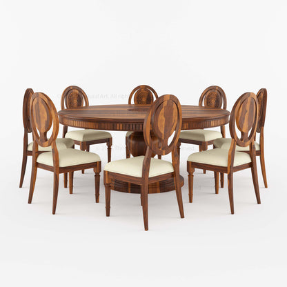 Jackson Solid Wood Premium Dining Table Set