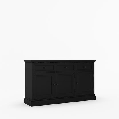 Crossett Solid Wood Sideboard Buffet in Weathered Drift Finish