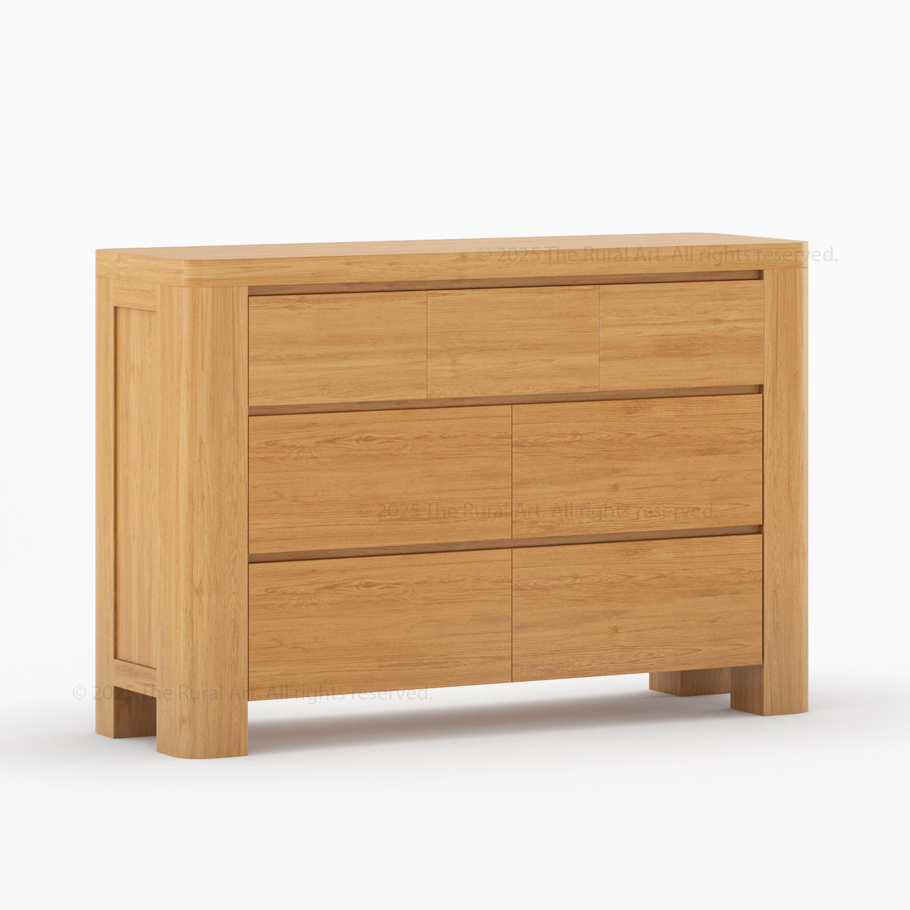 Levittown 6-Piece Solid Wood Bedroom Set with Bed, Bench &amp; Storage