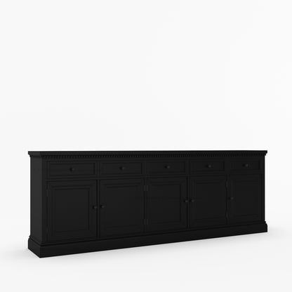 Crossett Solid Wood Sideboard Buffet in Weathered Drift Finish
