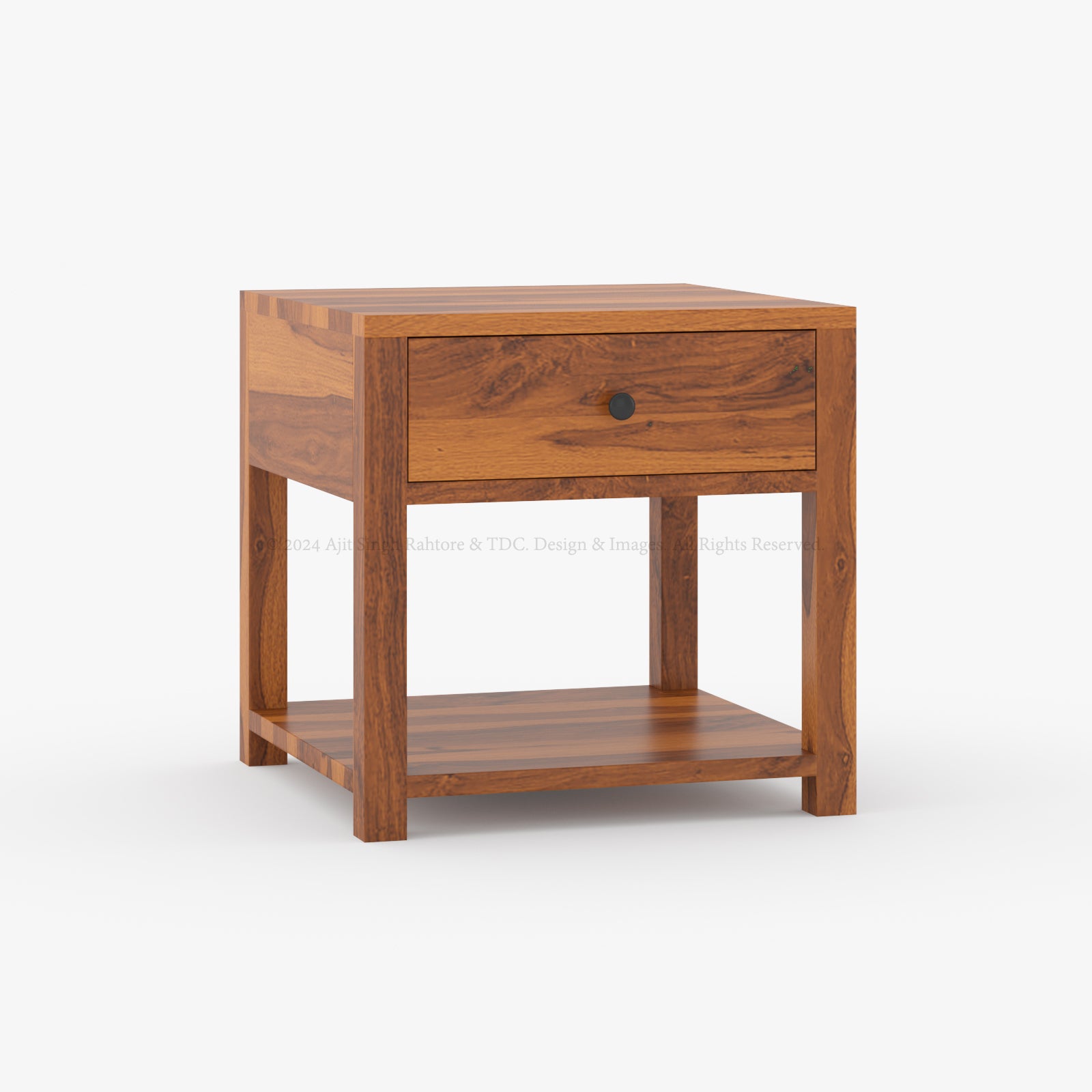 Glendale Grandeur Solid Indian Rosewood Night Stand