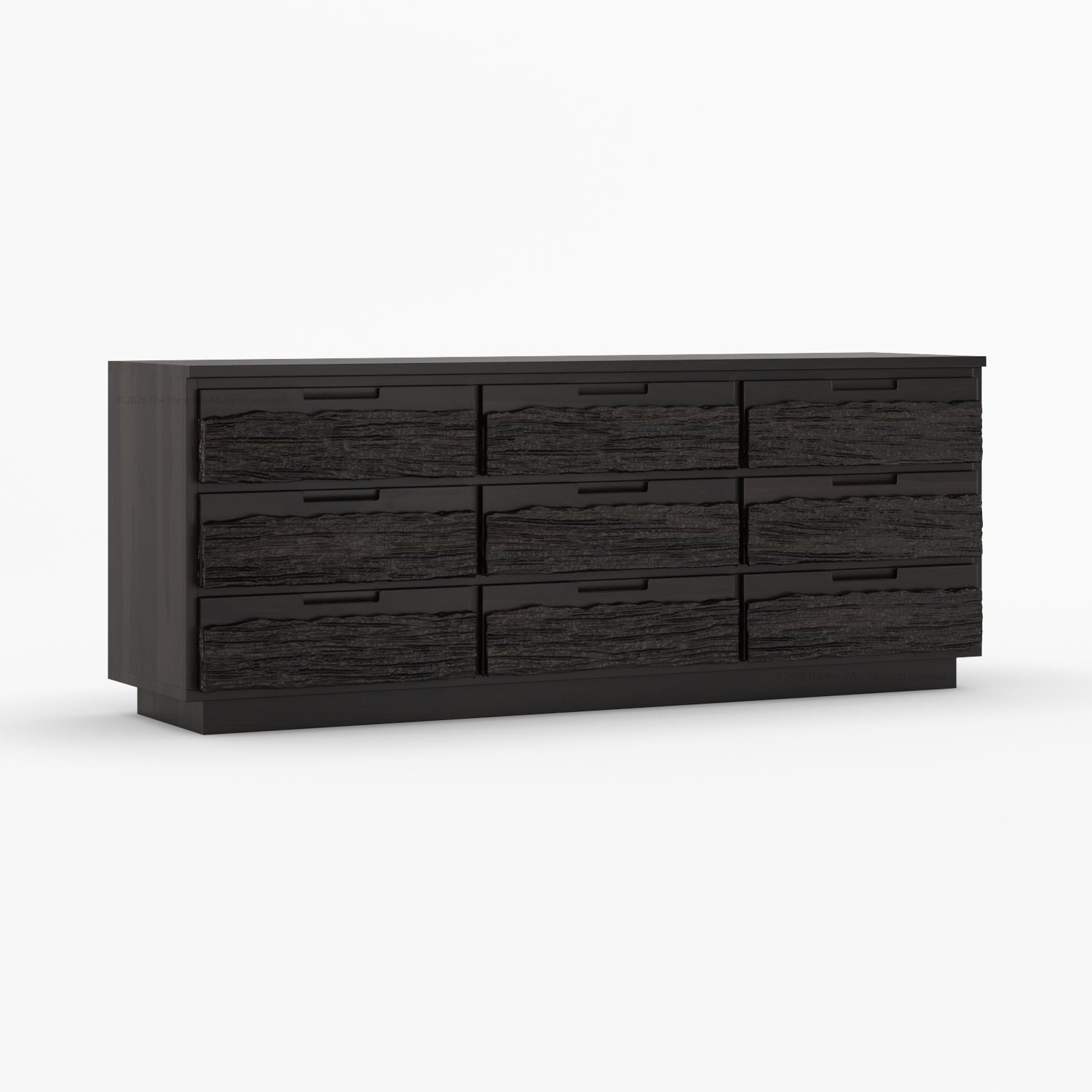 Nome Modern Solid Wood Textured Dresser