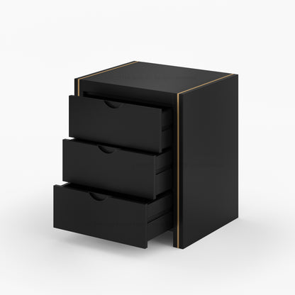 Branson Solid Wood Bedroom Collection with Brass Inlay Detailing
