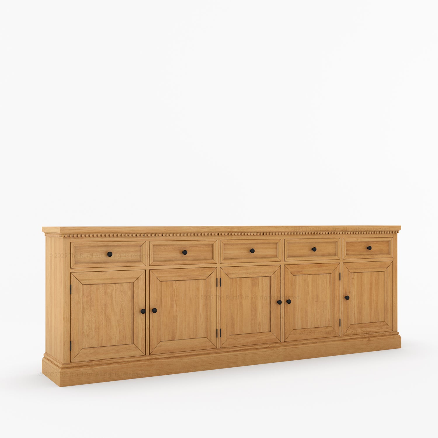 Crossett Solid Wood Sideboard Buffet in Weathered Drift Finish