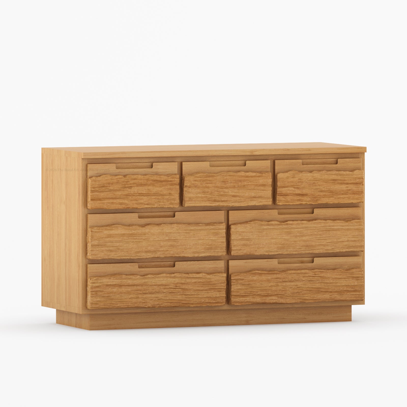 Nome Modern Solid Wood Textured Dresser