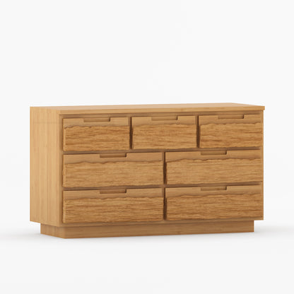 Nome Modern Solid Wood Textured Dresser