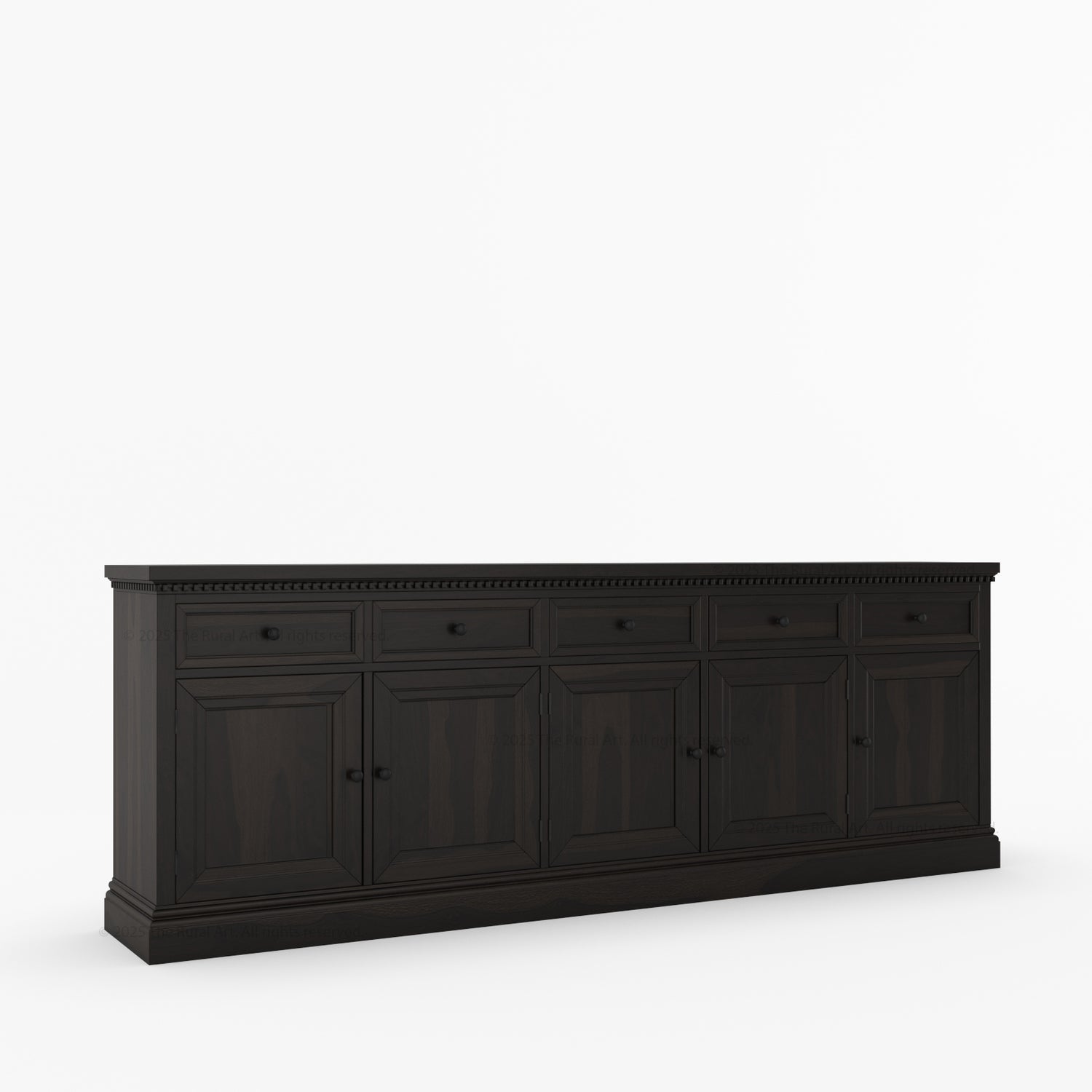 Crossett Solid Wood Sideboard Buffet in Weathered Drift Finish