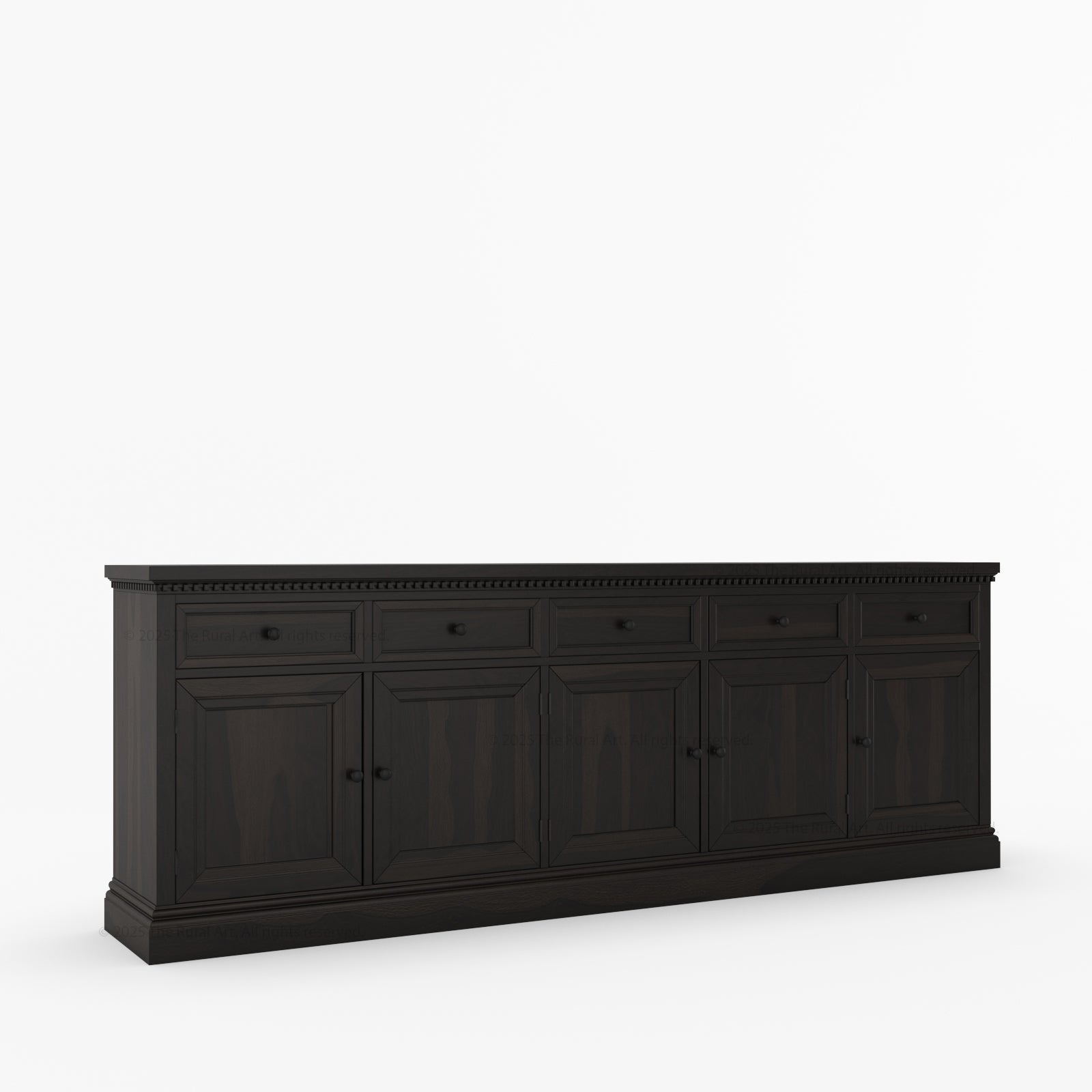 Crossett Solid Wood Sideboard Buffet in Weathered Drift Finish