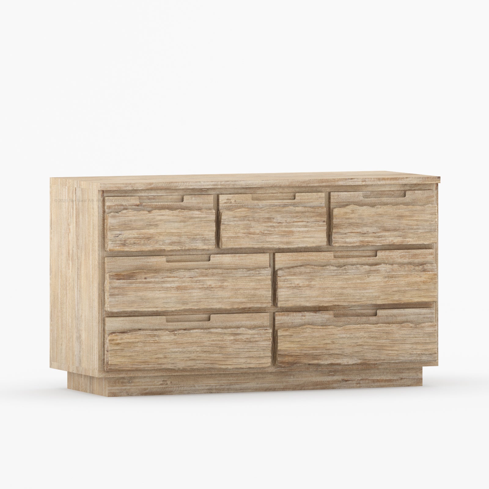 Nome Modern Solid Wood Textured Dresser