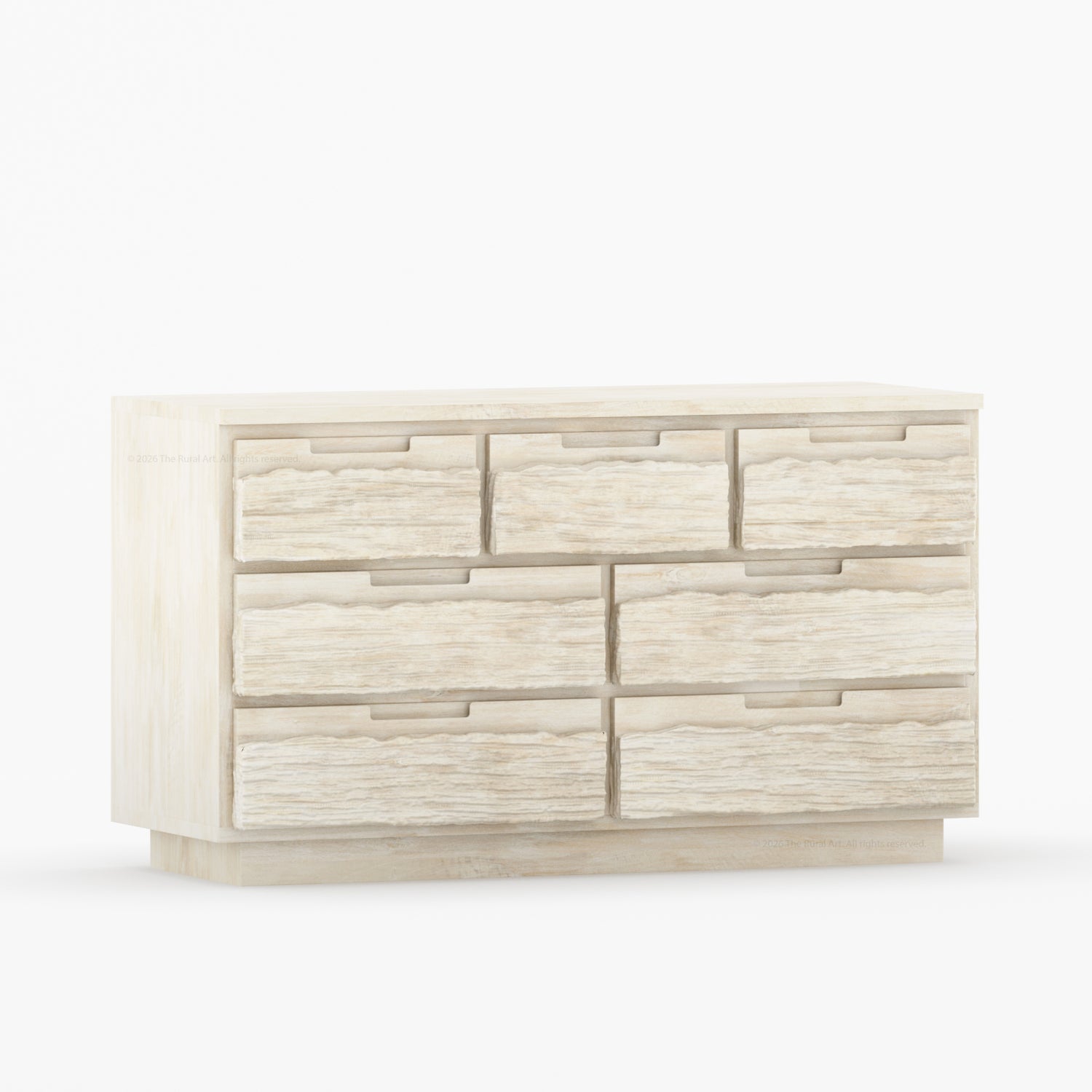 Nome Modern Solid Wood Textured Dresser