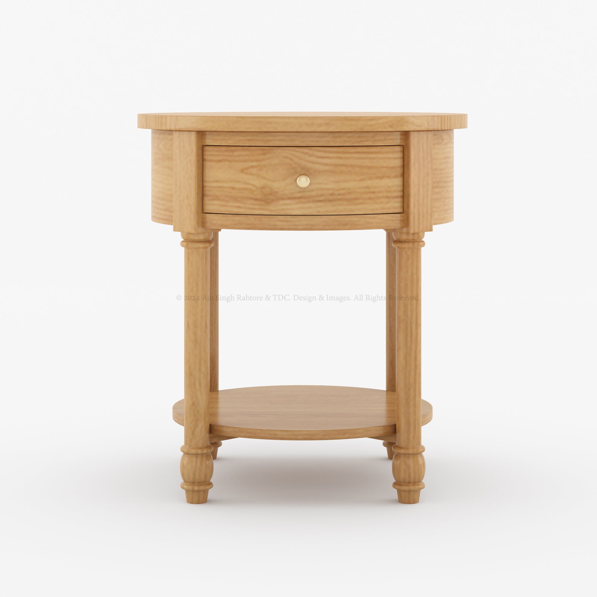 Savannah Teak Wood Night Stand