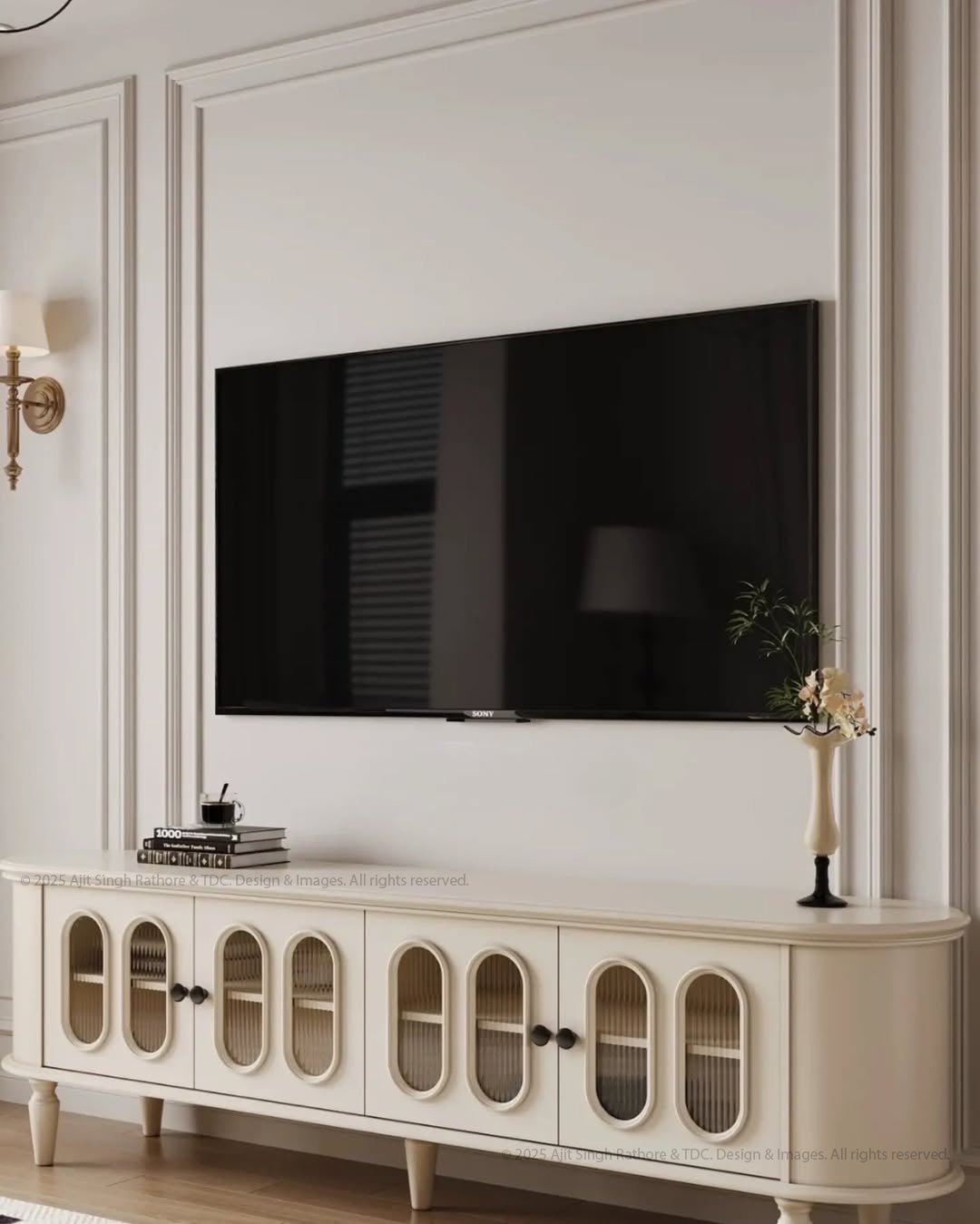 Juneau Arched Panel Tv Media Console