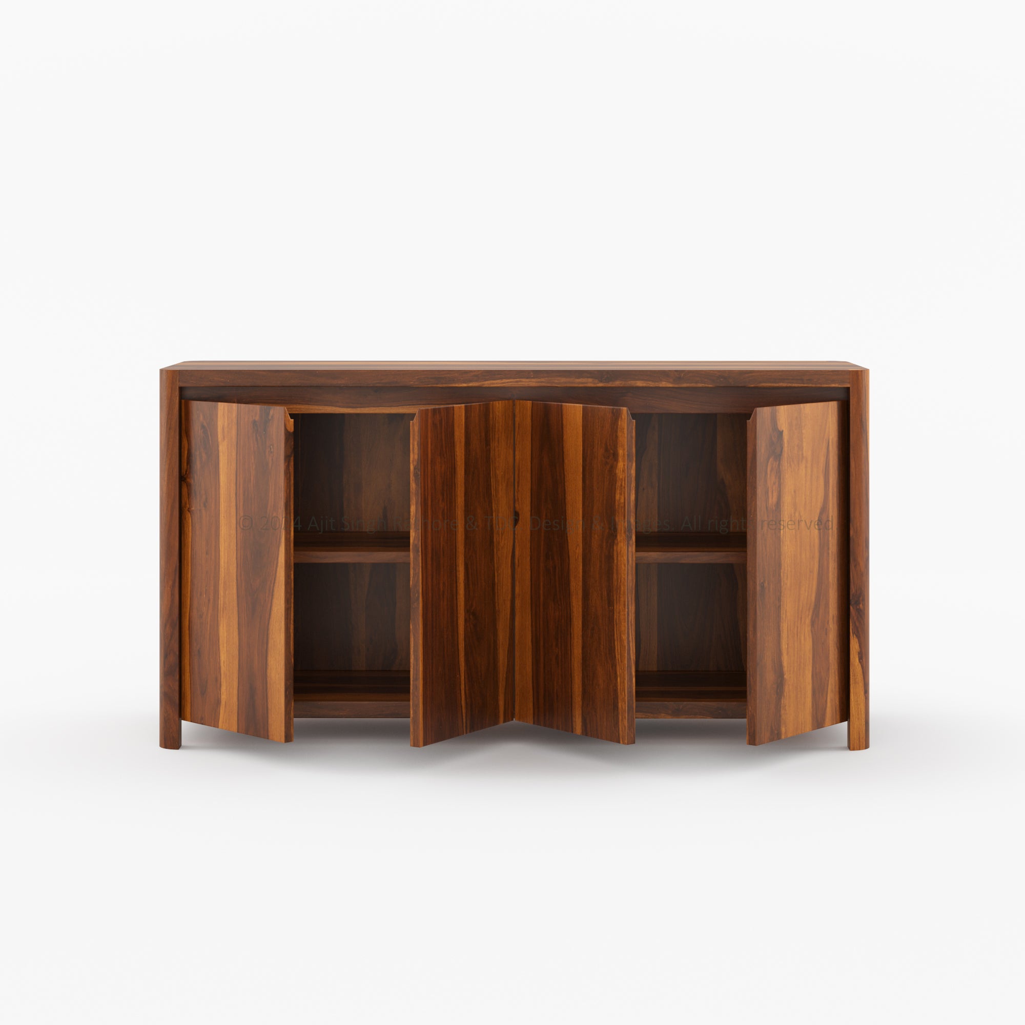 Florence Minimalist Solid Wood Sideboard