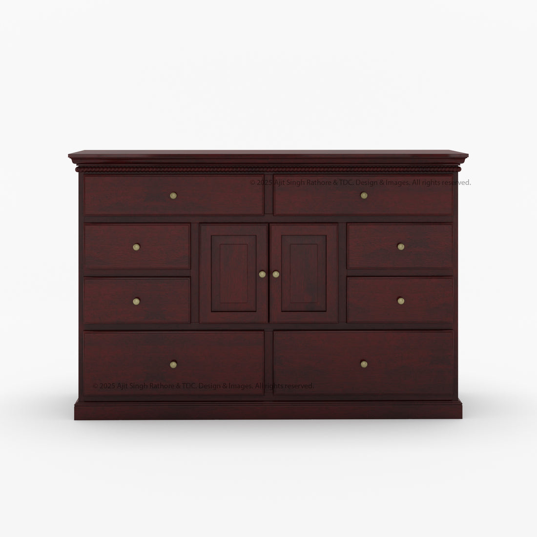 Lancaster Premium Solid Wood Heritage Dresser