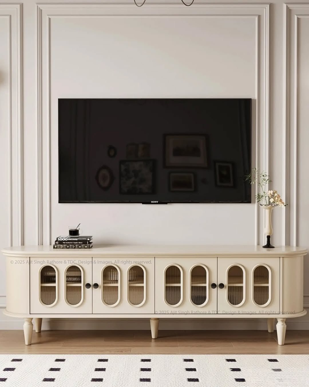 Juneau Arched Panel Tv Media Console