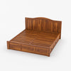 Glendale Grandeur Solid Wood Storage Bed with Headboard