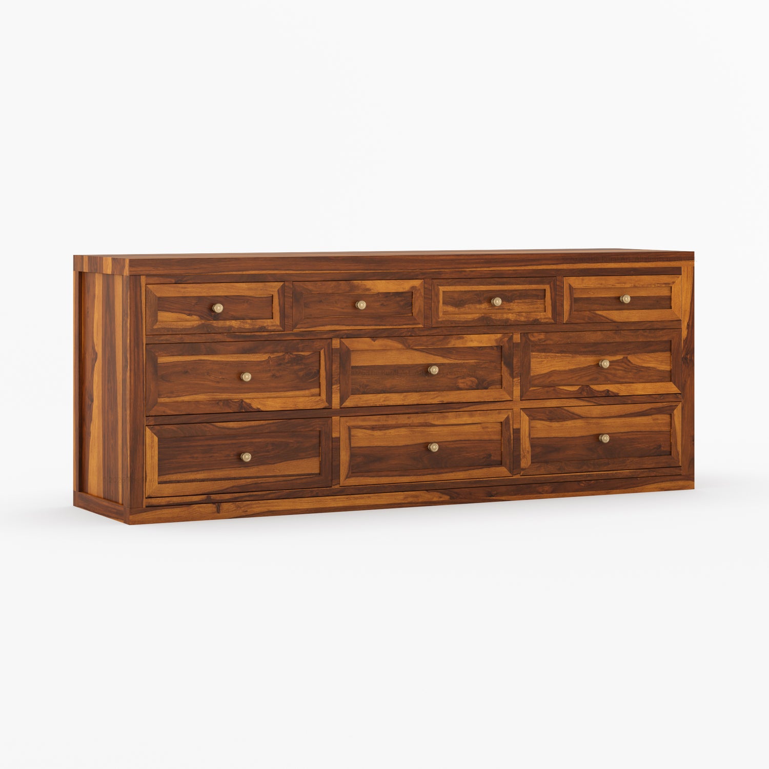 Seward Solid Wood Dresser with Panel Detailing