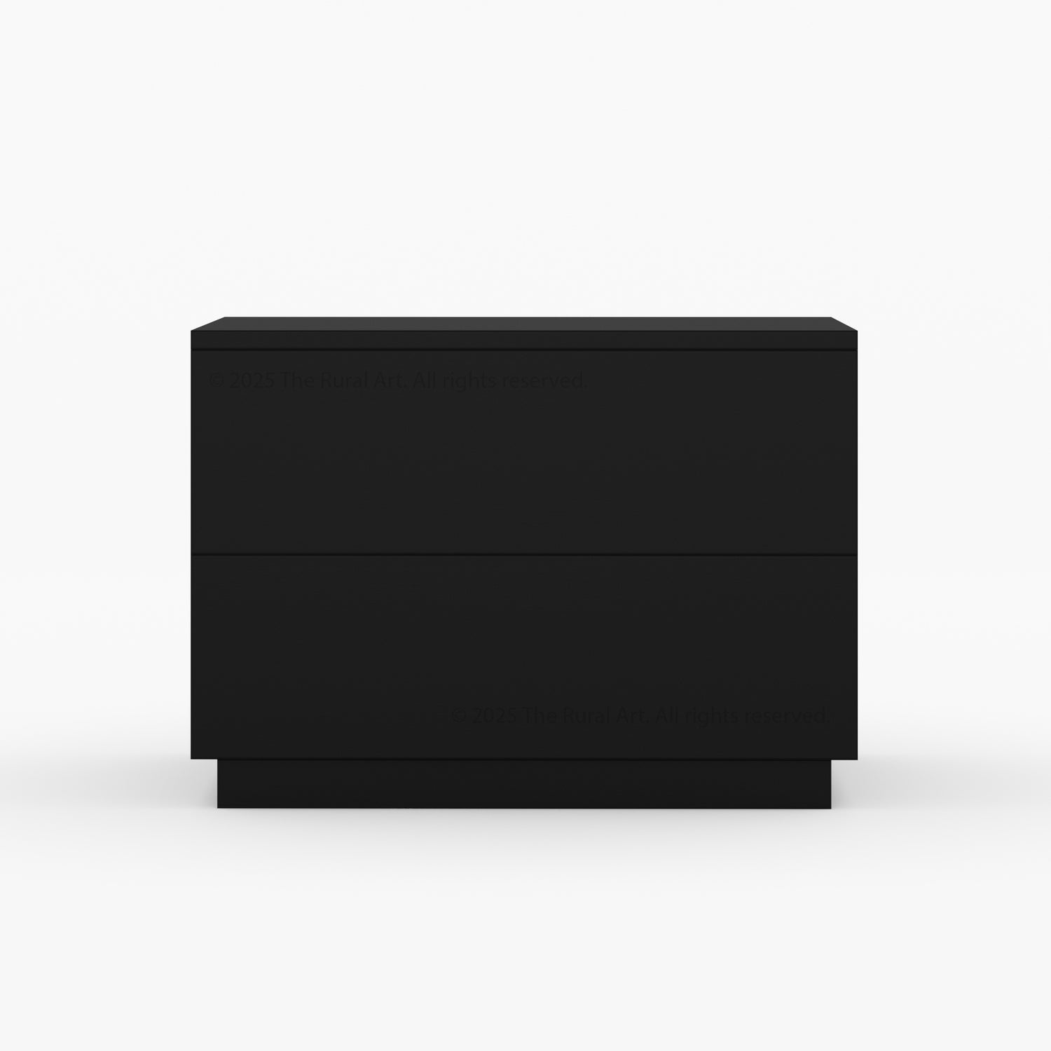 Kingston Solid Wood Nightstand Modern Minimalist Bedside Table